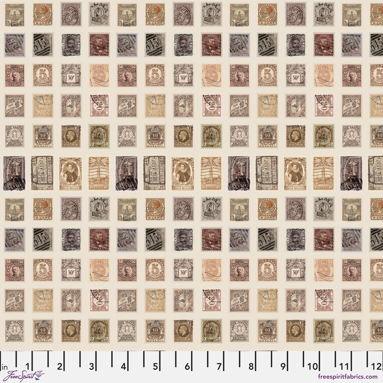 Stamps in Neutral (pwth251.neutral) | Eclectic Elements Palette in Neutral | Tim Holtz | Free Spirit